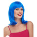 "Dark Blue Synthetic Doll Wig By Wb"