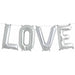 "Decorative 16" Silver Love Kit - 01244"