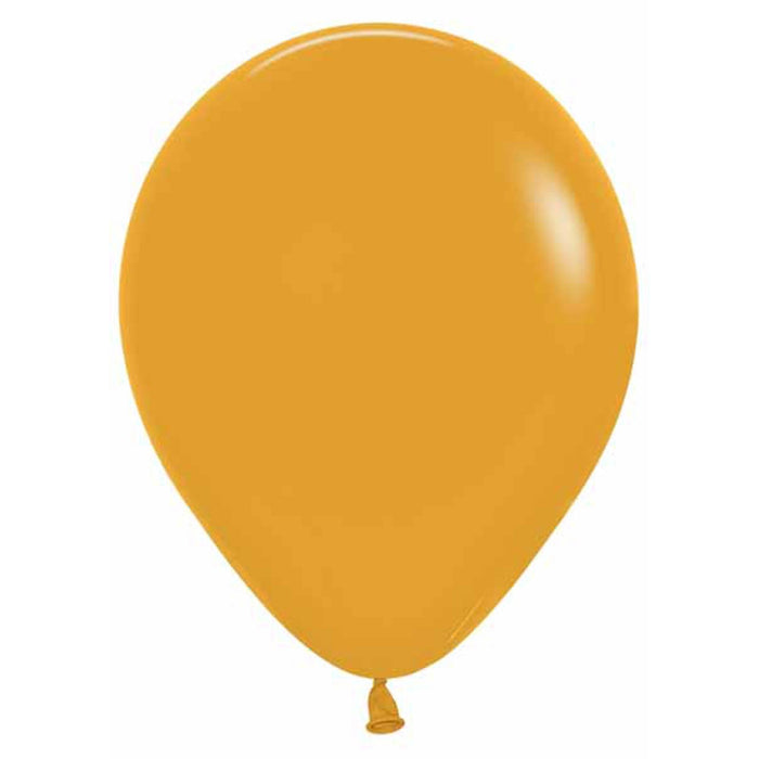 Deluxe Mustard Latex Balloons (5", 100/Bg)