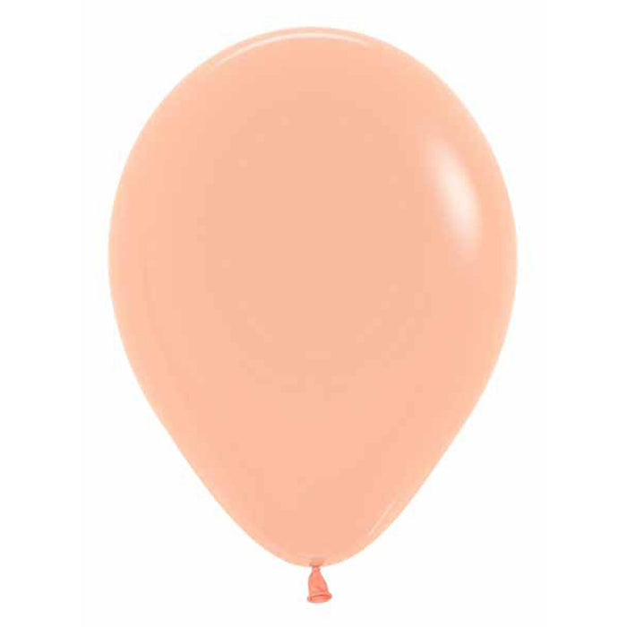 Deluxe Peach Blush 5" Latex - 100/Bg Pack