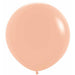 Deluxe Peach Blush Latex Balloons (24", 10-Pack)