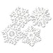 Die-Cut Snowflakes 15" 4/Pkg.