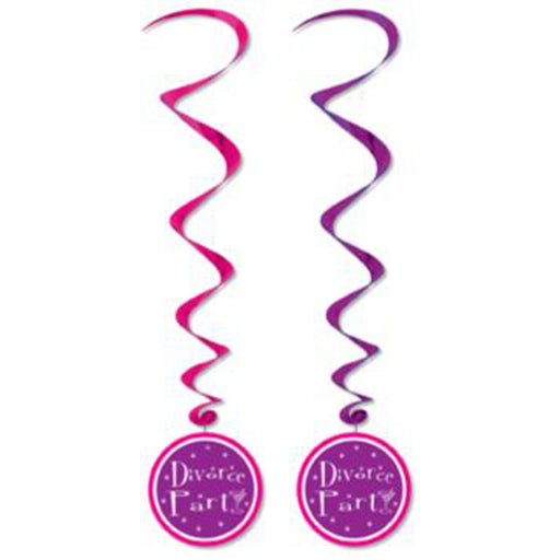 Divorce Party Whirls - Set Of 5 (40 Inches)
