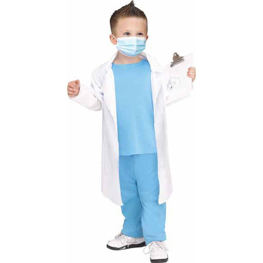 Doctor Toddler Costume with Lab Coat - Size 3T/4T (1/Pk)