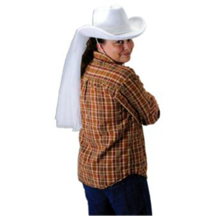 "Double-Sided Western Bride Hat Fabric Cover"
