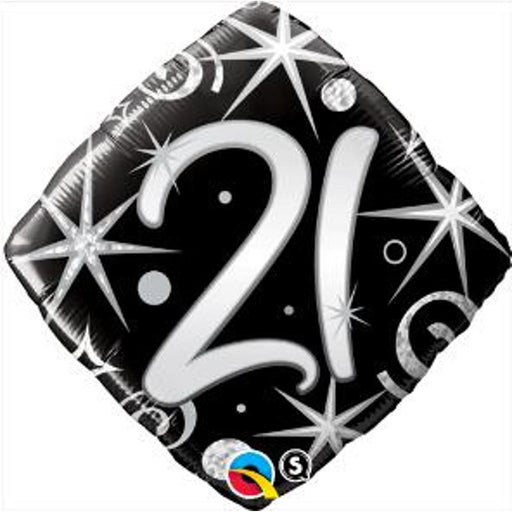 Elegant Sparkle & Swirls Balloon Package (18") - Set Of 21