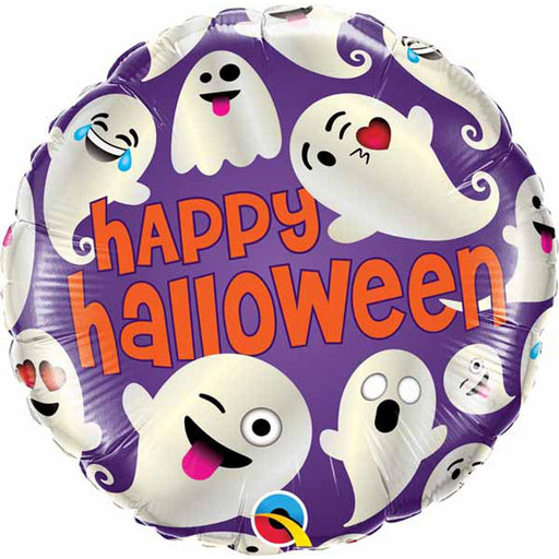 Emoticon Ghosts Halloween Decorations - 18"