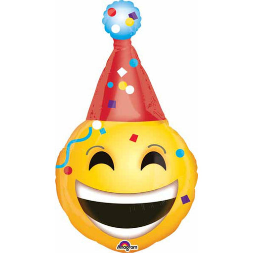 "Emoticon Party Hat - Xl 39" Shape (Pack Of 30)"