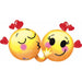 "Emoticons In Love Heart Balloon - 36" Shape P35 Xl Pkg"