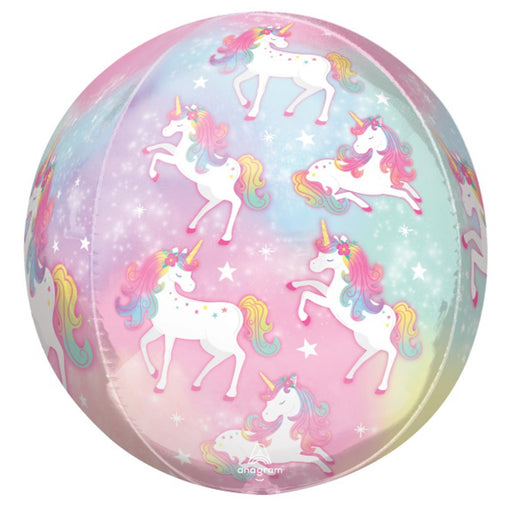 Enchanted Unicorn Orbz Balloon Kit - G20 Size