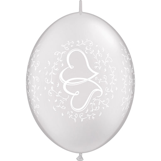 "Entwined Hearts 12" Balloons - 50 Pack"