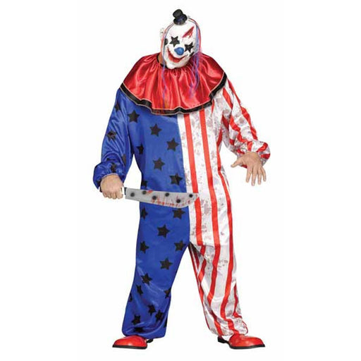 Evil Clown Costume - One Size 6'2"/300Lbs (1/Pk)