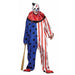 Evil Clown Costume - 6'/200Lbs (One Size)
