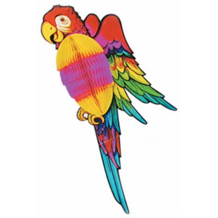 "Exotic 17" Madras Art-Tissue Parrot - Add Vibrance To Your Decor!"
