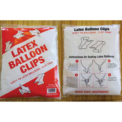 Ez Balloon Clip Pack Of 1000