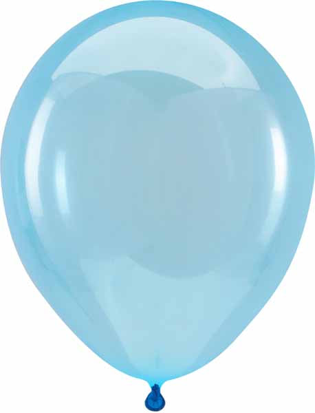 Anagram Crystal Blue 11 Inch Latex Balloons, 100 Count
