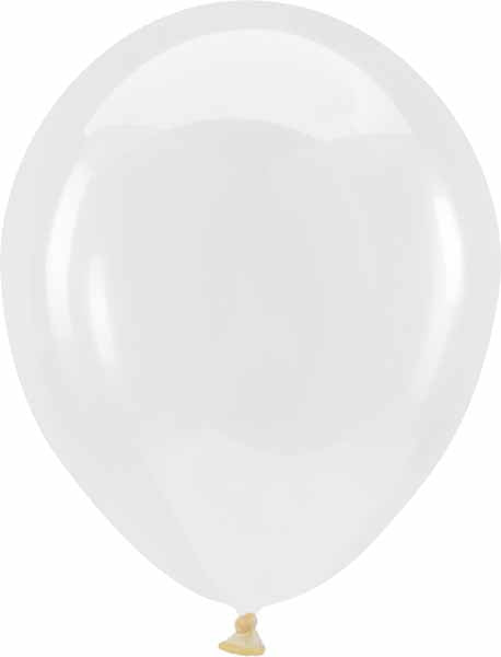 Anagram Crystal Clearz Clear 11-Inch Latex Balloons, 100 Count