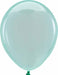 Anagram Crystal Clearz Green 11-Inch Latex Balloons, 100 Count