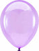 Anagram Crystal Clearz Purple 11-Inch Latex Balloons, 100 Count