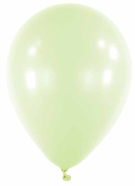 Honey Dew Green 11 Inch Latex Balloons, 100 Count