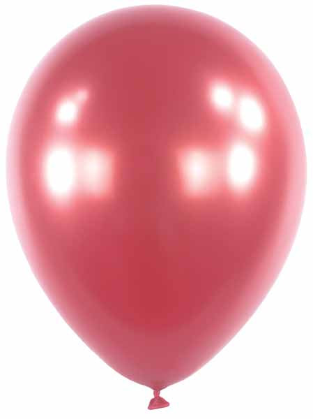 Anagram Satin Luxe Pomegranate 11-Inch Latex Balloons, 100 Count