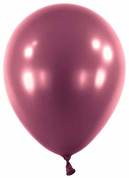 Anagram Metallic Burgundy 11-Inch Latex Balloons, 100 Count