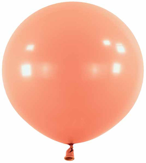 Fashion Coral 24-Inch Latex Balloons, 4-Pack