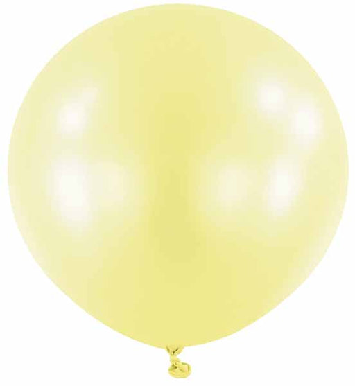 Anagram Macaron Lemon 24 Inch Latex Balloons, 4 Pack