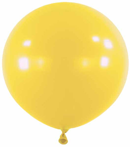 Anagram Mustard Yellow 24-Inch Latex Balloons, 4 Count