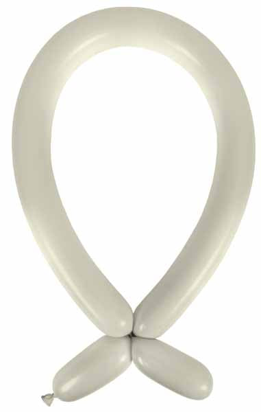 Anagram Fashion Gray 260 Latex Modelling Balloons, 100 Count