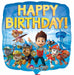 18-Inch Paw Patrol Happy Birthday Square Foil Balloon