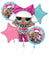 L.O.L. Surprise! Glam Foil Balloon Bouquet, 5 Pieces