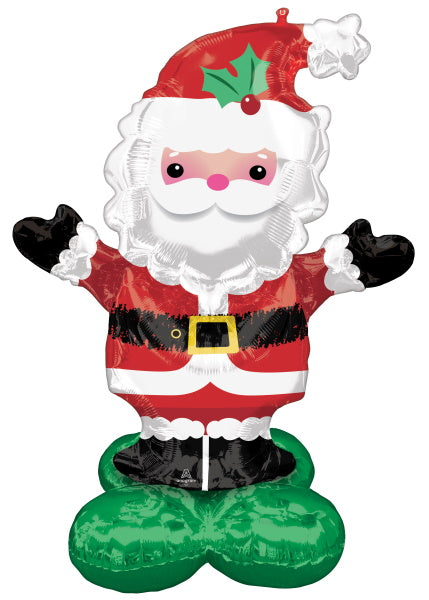 Christmas Santa AirLoonz Foil Balloon, 53 Inch
