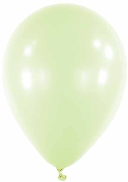 Anagram Honey Dew Green 5-Inch Latex Balloons, 100 Count