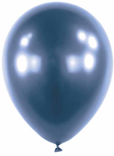 Anagram Luxe Azure Blue 5-Inch Latex Balloons, 100 Count