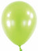 Anagram Metallic Kiwi Green 5-Inch Latex Balloons, 100 Count