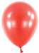 Anagram 5-Inch Metallic Apple Red Latex Balloons, 100 Count