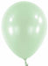 Anagram Pearl Mint Green 5-Inch Latex Balloons, 100 Count