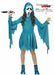 Pastel Teal Ghost Face Child Costume, Medium 8/10