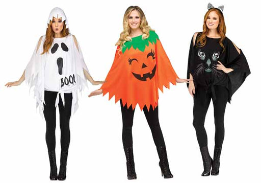 Ponchos de costume assortis Fun World