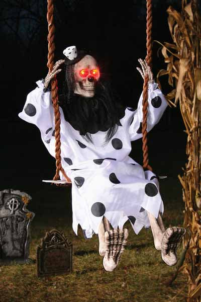 Décoration d'Halloween clown lumineux suspendu de 36 pouces