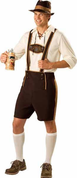 Bavarian Guy Men's Costume, Medium