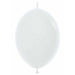 Fashion Link O Loon 12" Balloons - White (50/Bg)