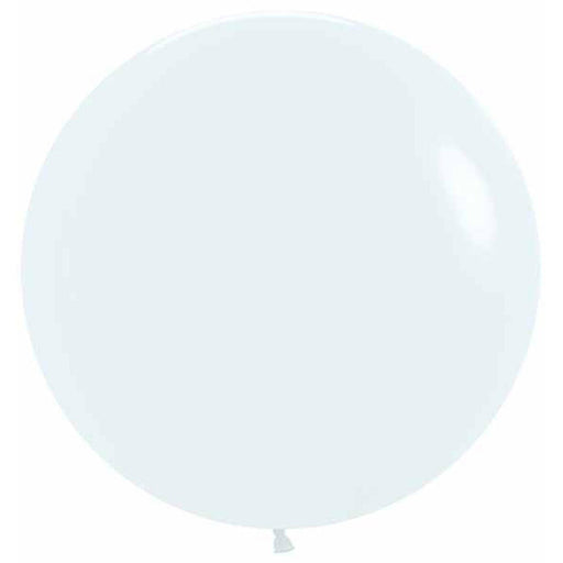 Fashion White 24" Latex Balloons (10 Pack)