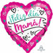 Feliz Dia Mama Heart Balloon - 18" S40 Flat