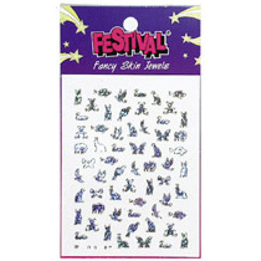 "Festival Skin Jewels Silver Animals"