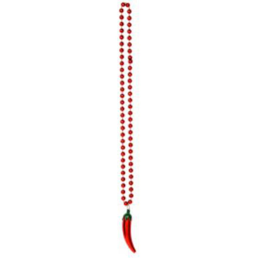Fiesta Beads With Chili Pepper Design.