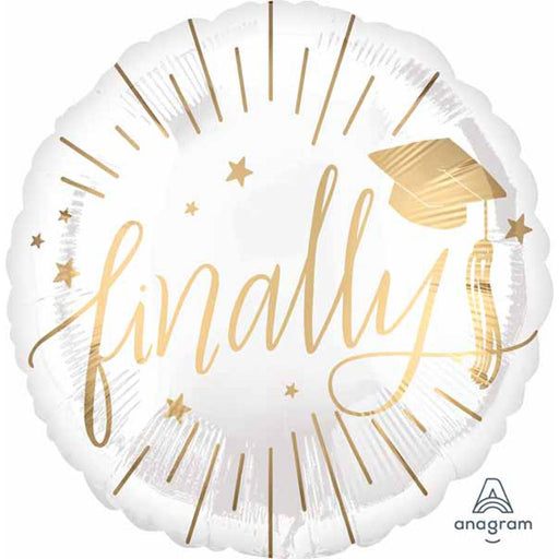 Finally White & Gold 18" Round Tablecloth Package.
