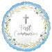 "First Communion Blue Balloon Package - 18" Round And 40 Latex Balloons"