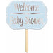 "Foil Welcome To The Shower Yard Sign"